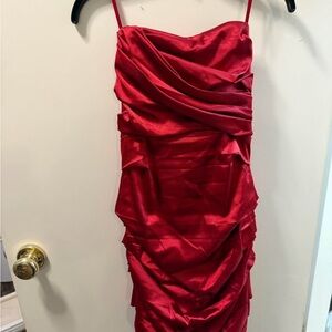 Le Chateau Scarlet Mini Dress